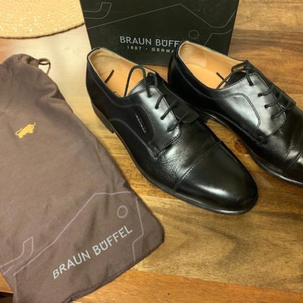 BRAUN BUFFEL Mens Ostrich Shoes